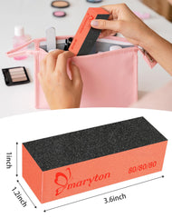 Maryton lija para uñas, resistente y lavable para repetir uso.