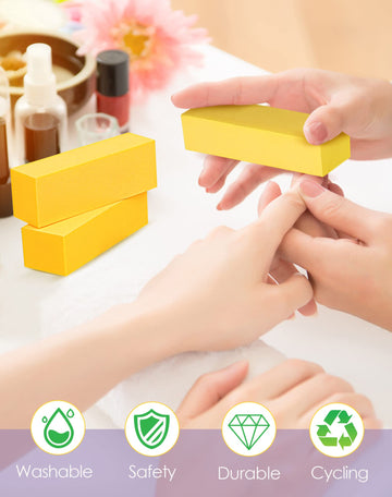 Maryton bloque amarillo duradero en primer plano enfocado en durabilidad