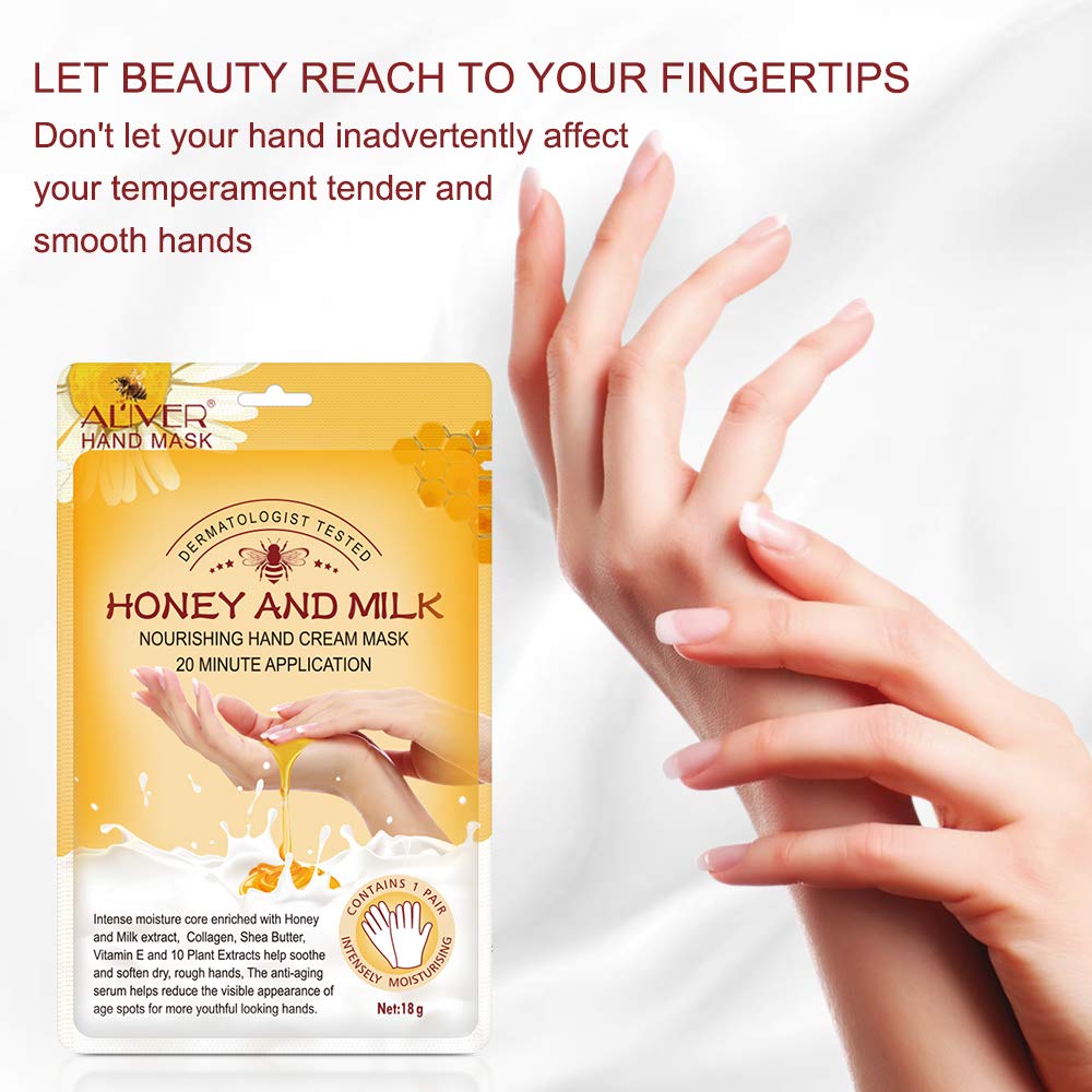 Mascarilla exfoliante para manos con consistencia suave, aporta hidratación ligera.