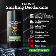 Masculine Man Invigorate aplicador suave para uso diario