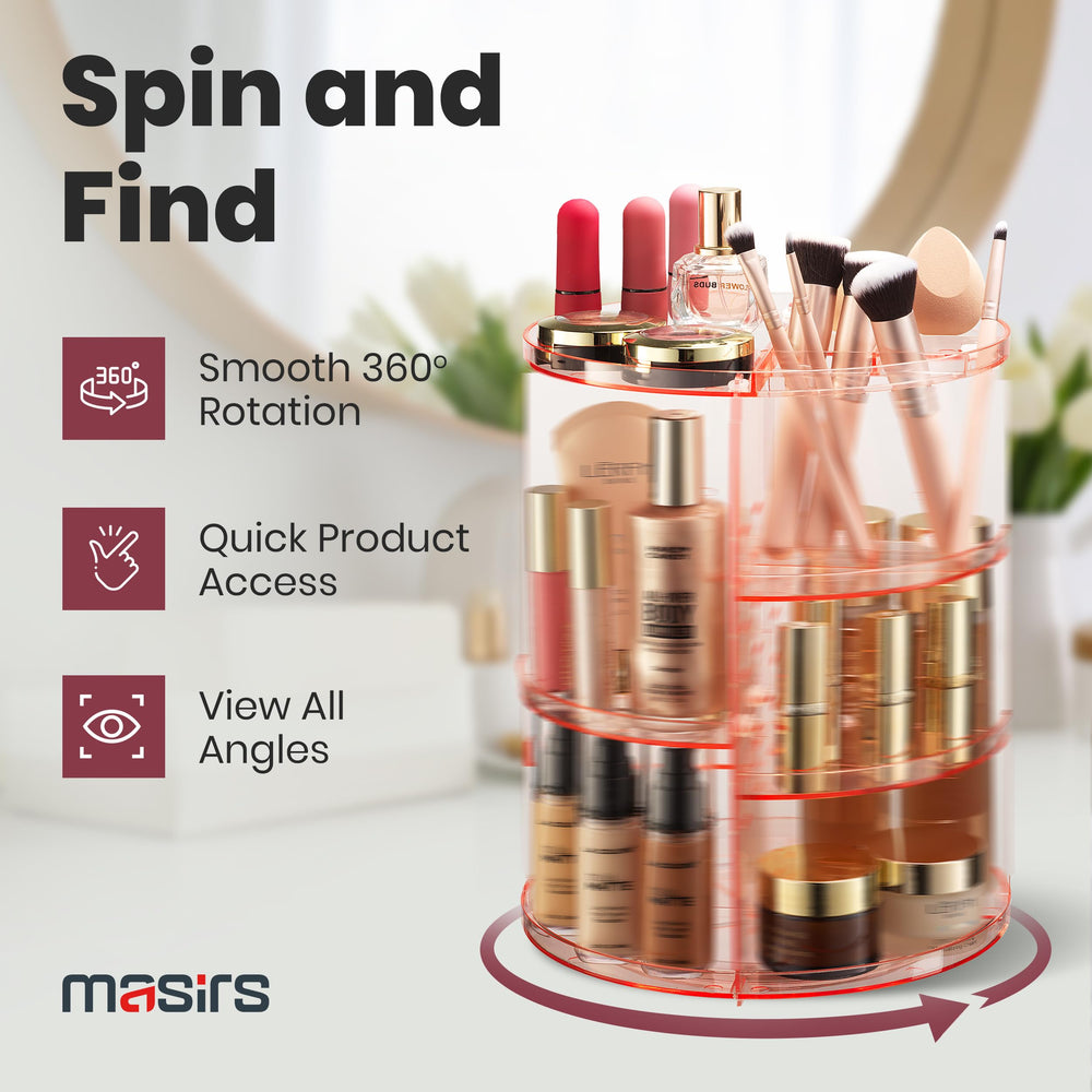 Masirs base resistente ofrece estabilidad para cosméticos pesados.