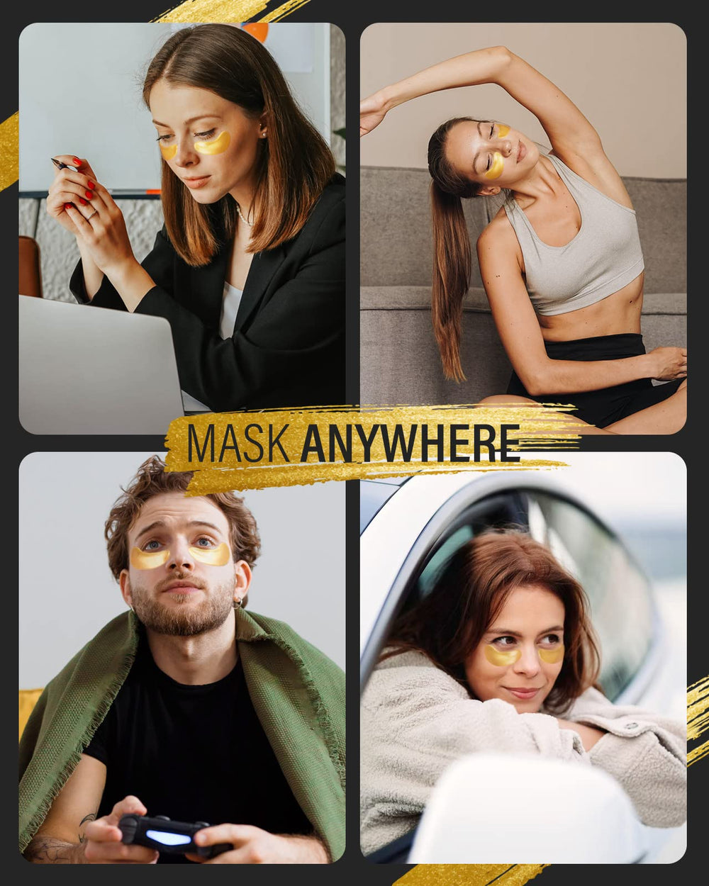 Maskiss efecto anti-edad suave gracias al oro 24k.