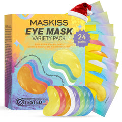 Maskiss parches bajo ojos 8 colores en caja para revitalizar la mirada.