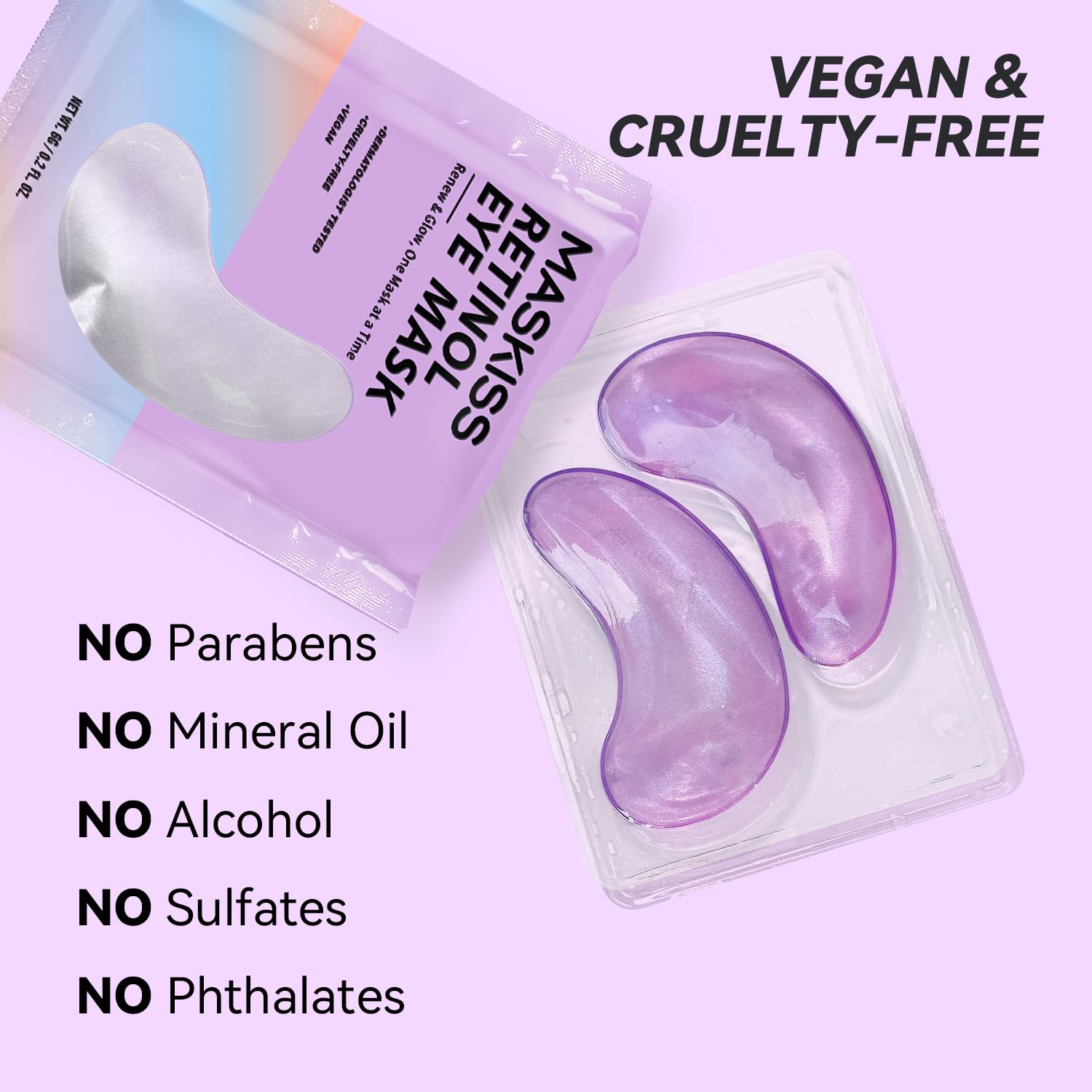 Maskiss parches de gel para ojos hidratantes