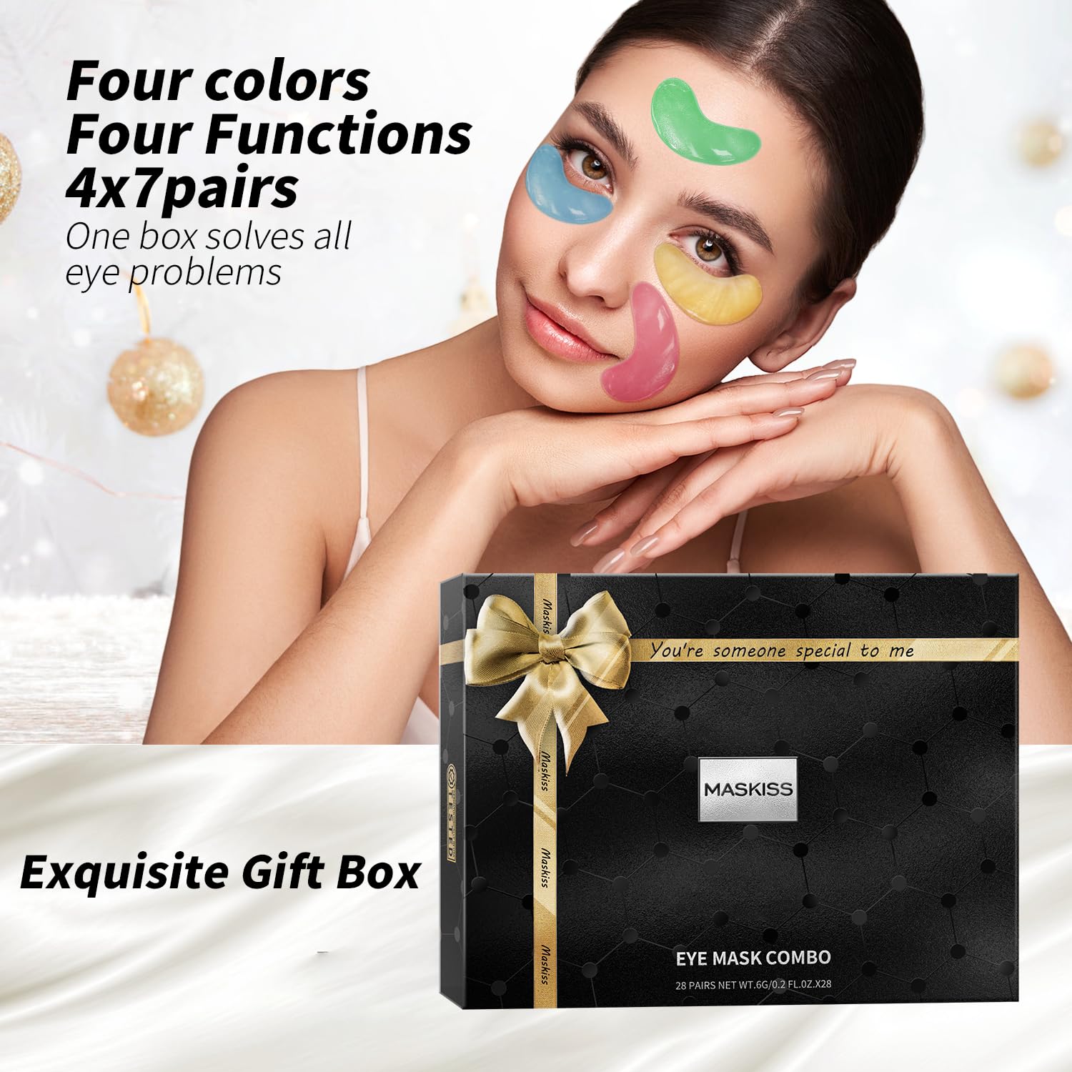 Maskiss parches ojos diseño lujoso para una experiencia premium
