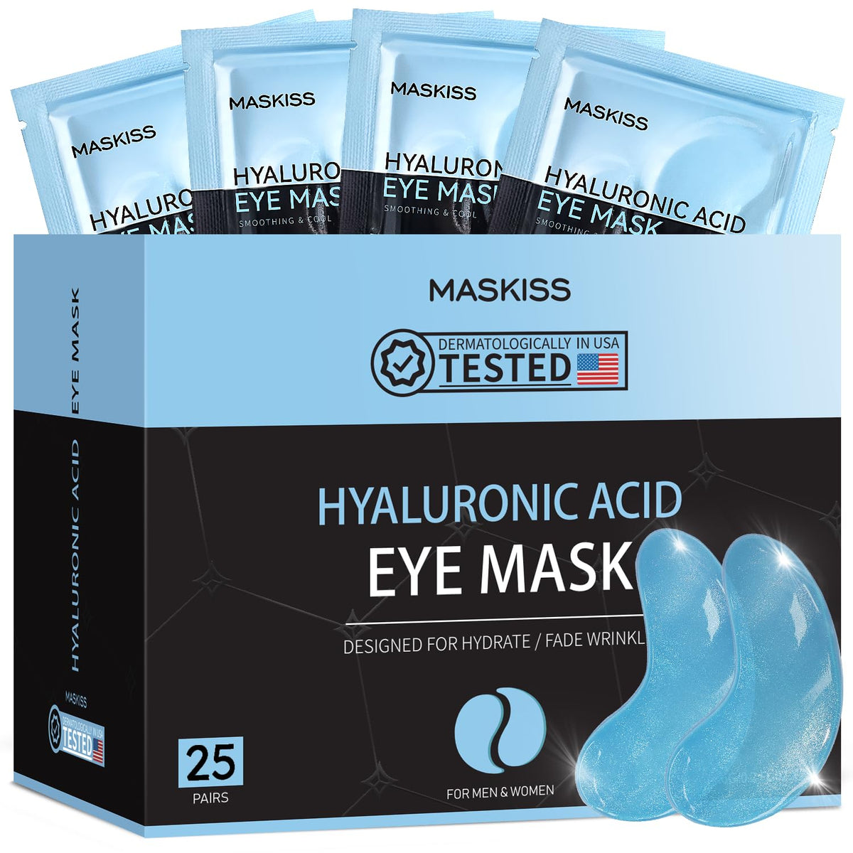 Maskiss parches ojos hidratación para piel suave y descansada