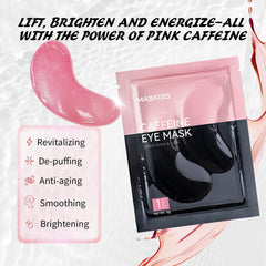 Maskiss parches oculares textura gel suave favorece adherencia y confort.