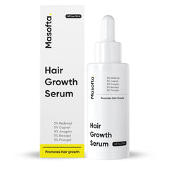 Masofta Serum en crecimiento capilar en el cuero cabelludo