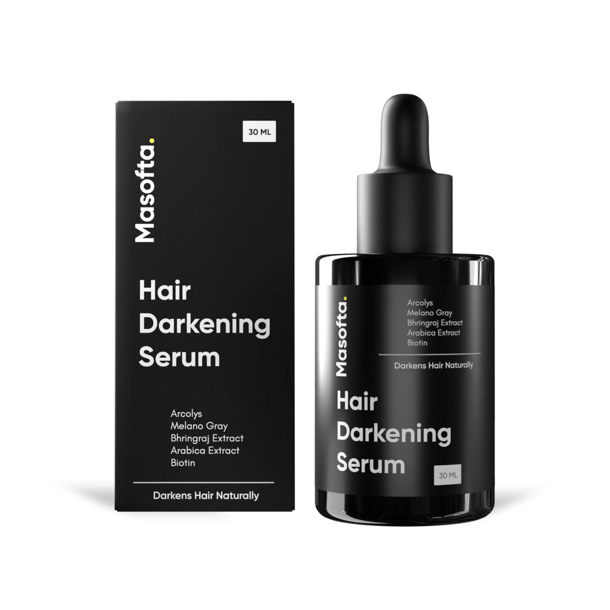 Masofta Serum oscurecimiento pelo y barba para color natural