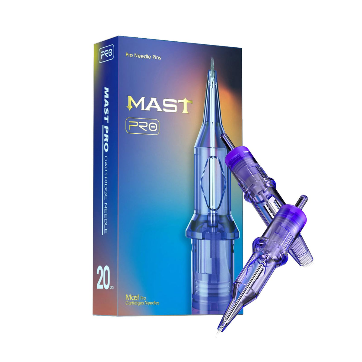 MAST TATTOO Mast Pro cartuchos desechables con cuerpo transparente para limpieza fácil.