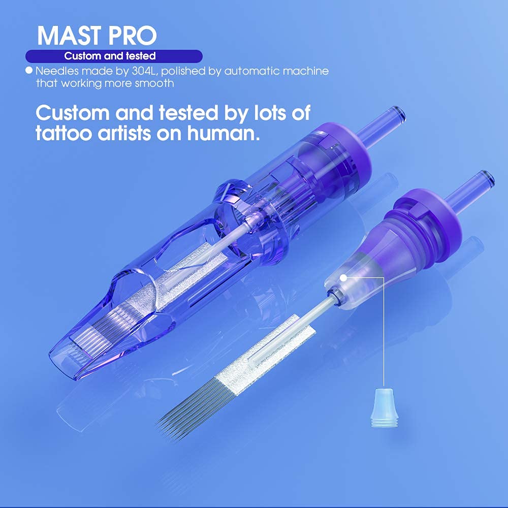 Mast Tattoo Mast Pro SMP uso versátil para varias técnicas de delineado.
