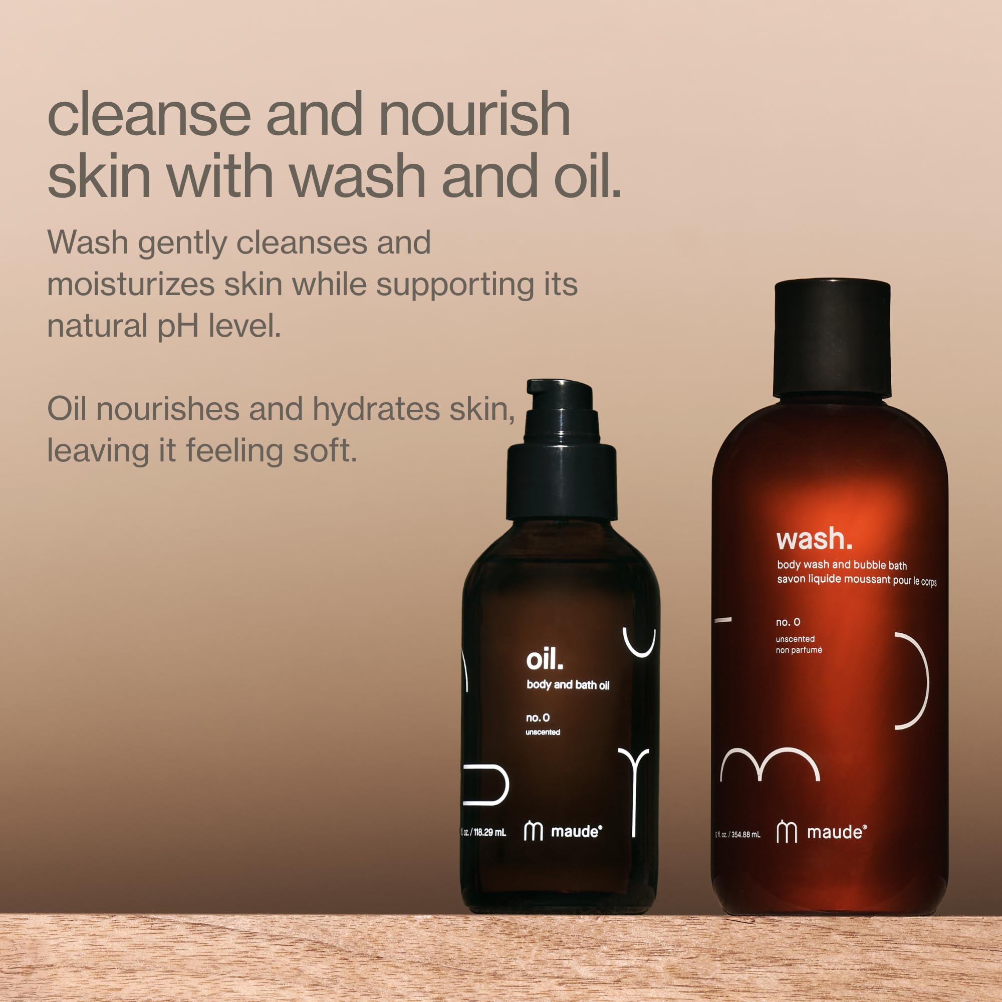 Maude Oil No. 0: aceite para ducha que deja piel suave.