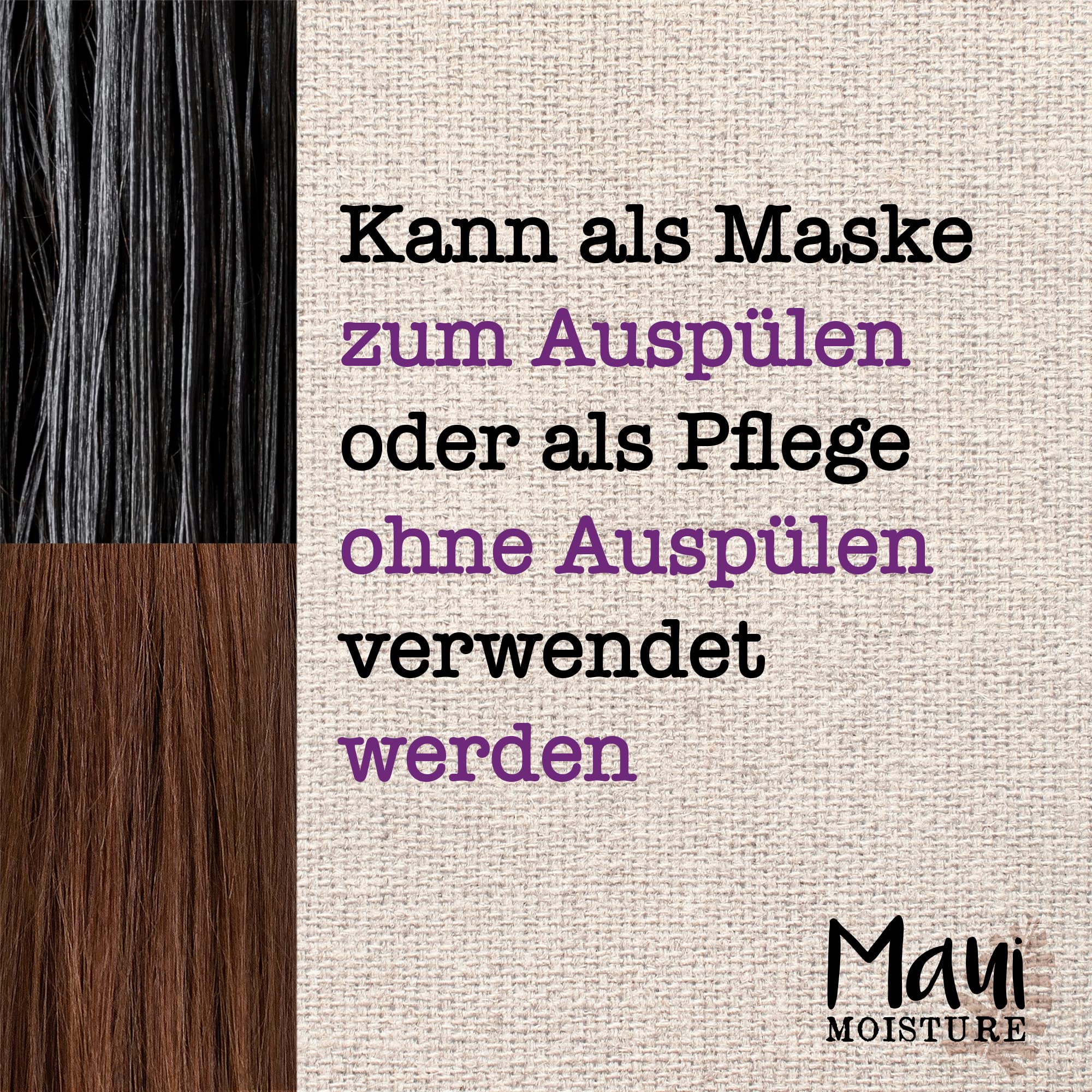 Maui Moisture mascarilla, aroma tropical que perfuma delicadamente el cabello.