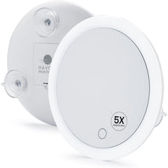 Espejo LED Mavoro de 6.8 pulgadas con iluminación para maquillaje y detalle