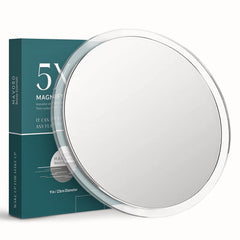 Mavoro Espejo magnificado de 9 pulgadas con 5x para ver detalles con claridad.