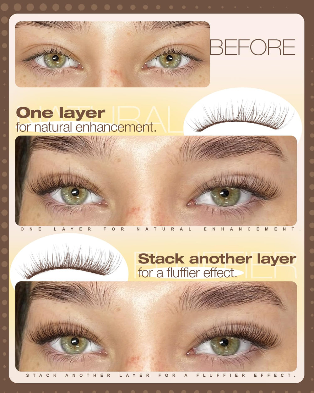 Belleza intemporal con pestañas suaves de Mavphnee para look natural