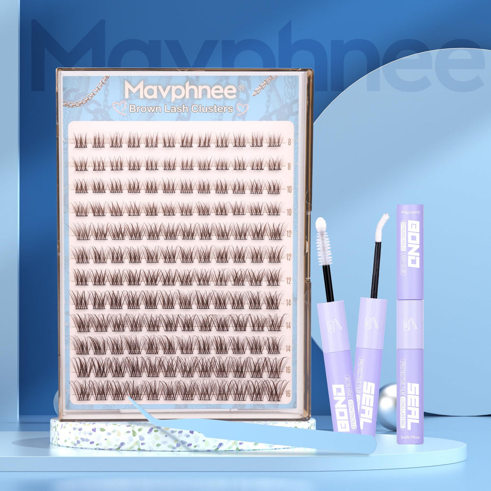 Mavphnee caja-empaque elegante para almacenar pestañas