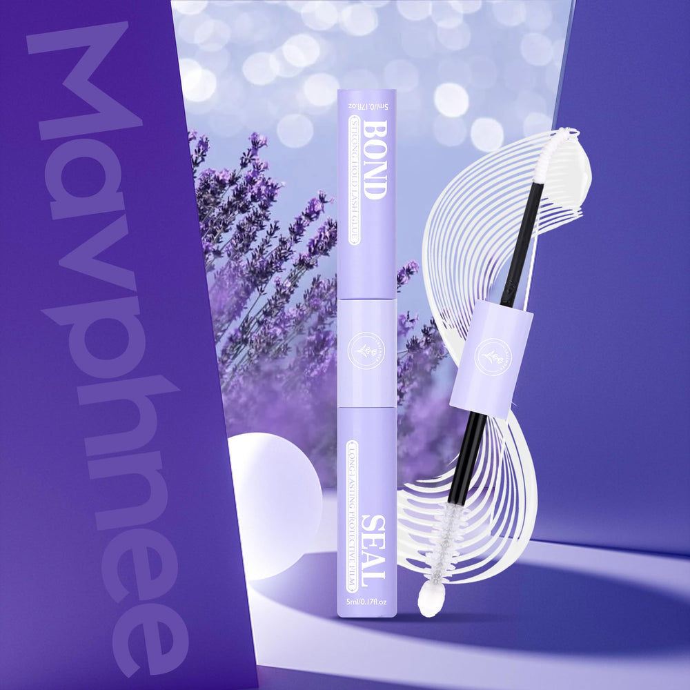 Mavphnee Lash Bond and Seal uso diario fácil para extensiones de pestañas.