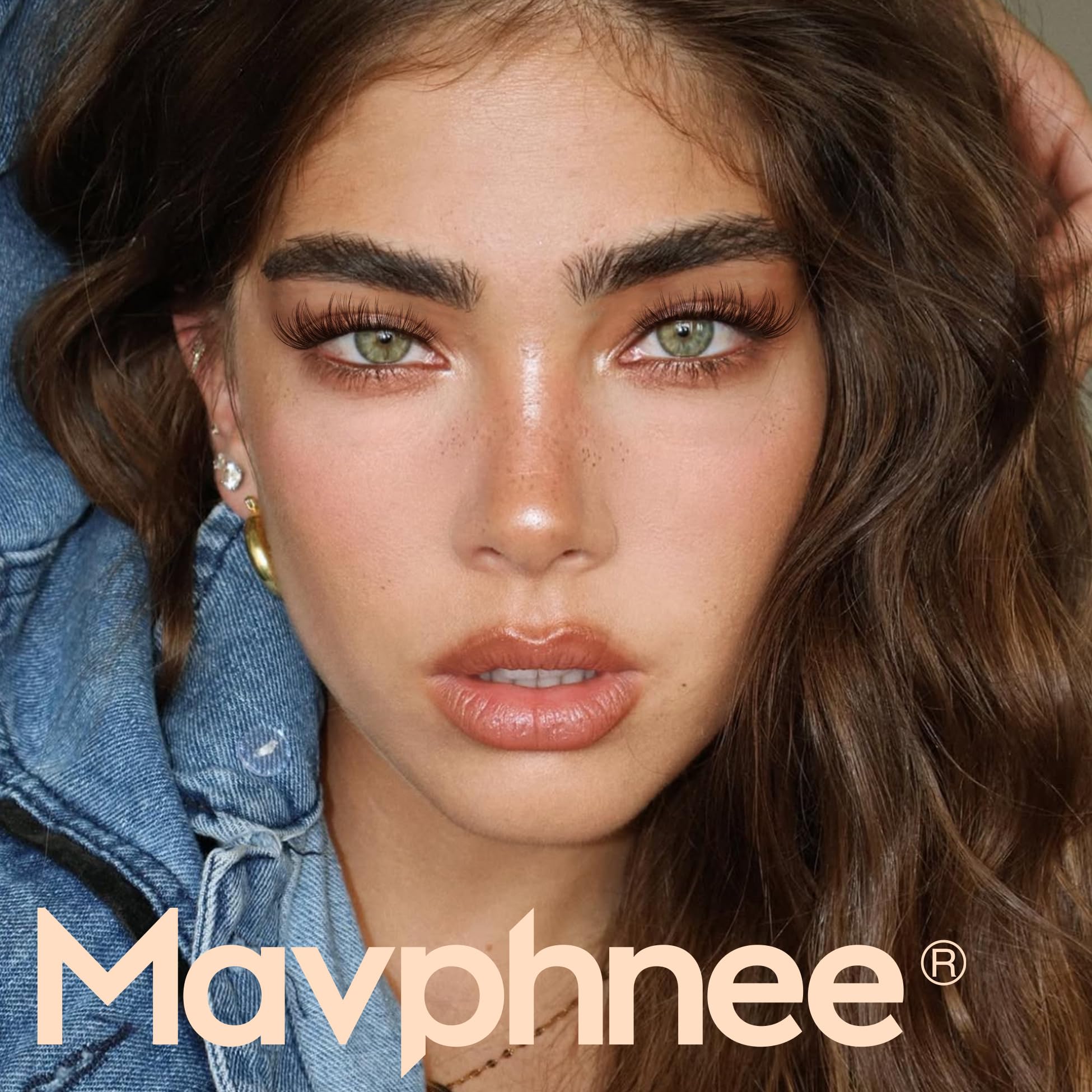 Mavphnee clúster marrón con banda de algodón hipoalergénica.
