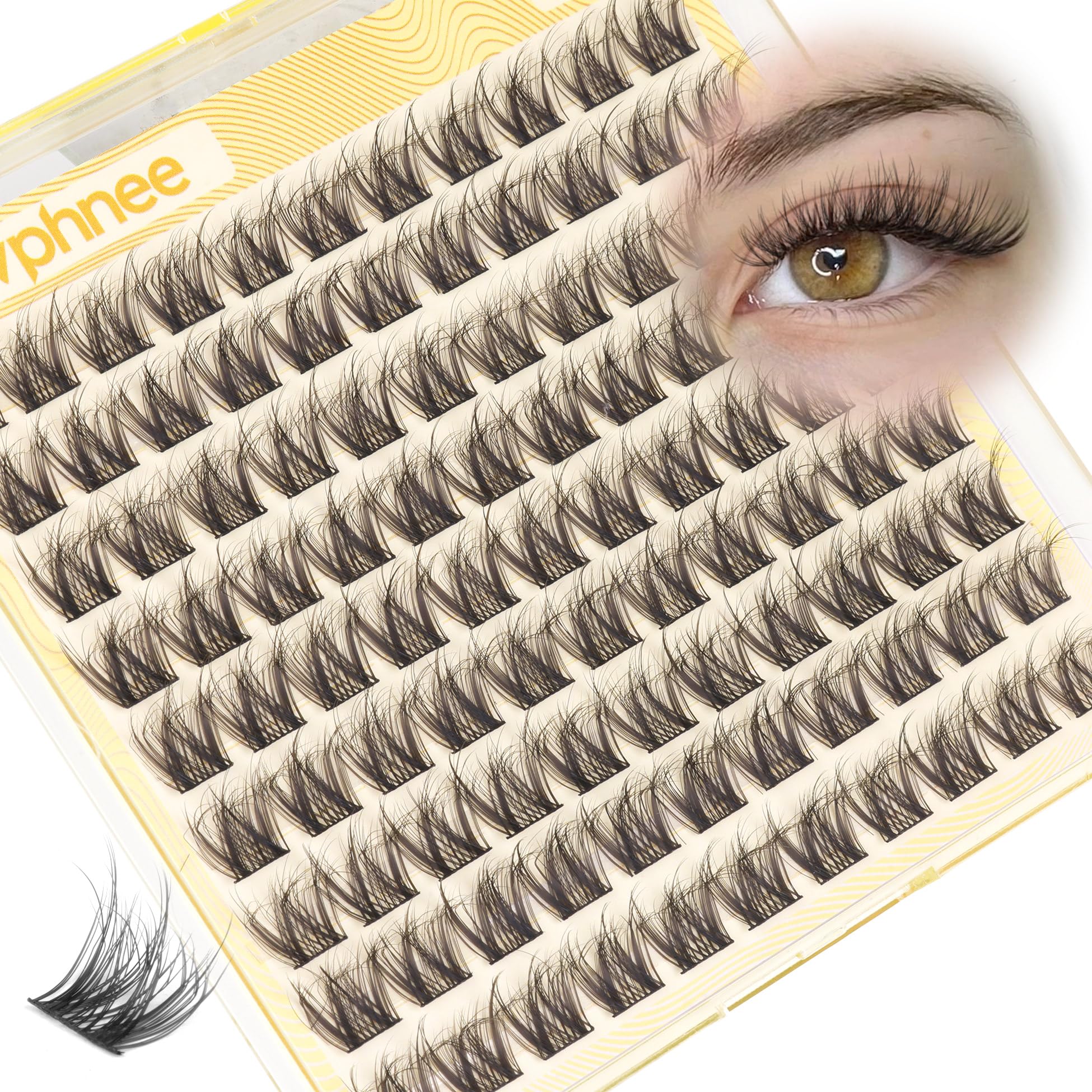 Mavphnee pestanas clusters 12mm natural: look diario suave