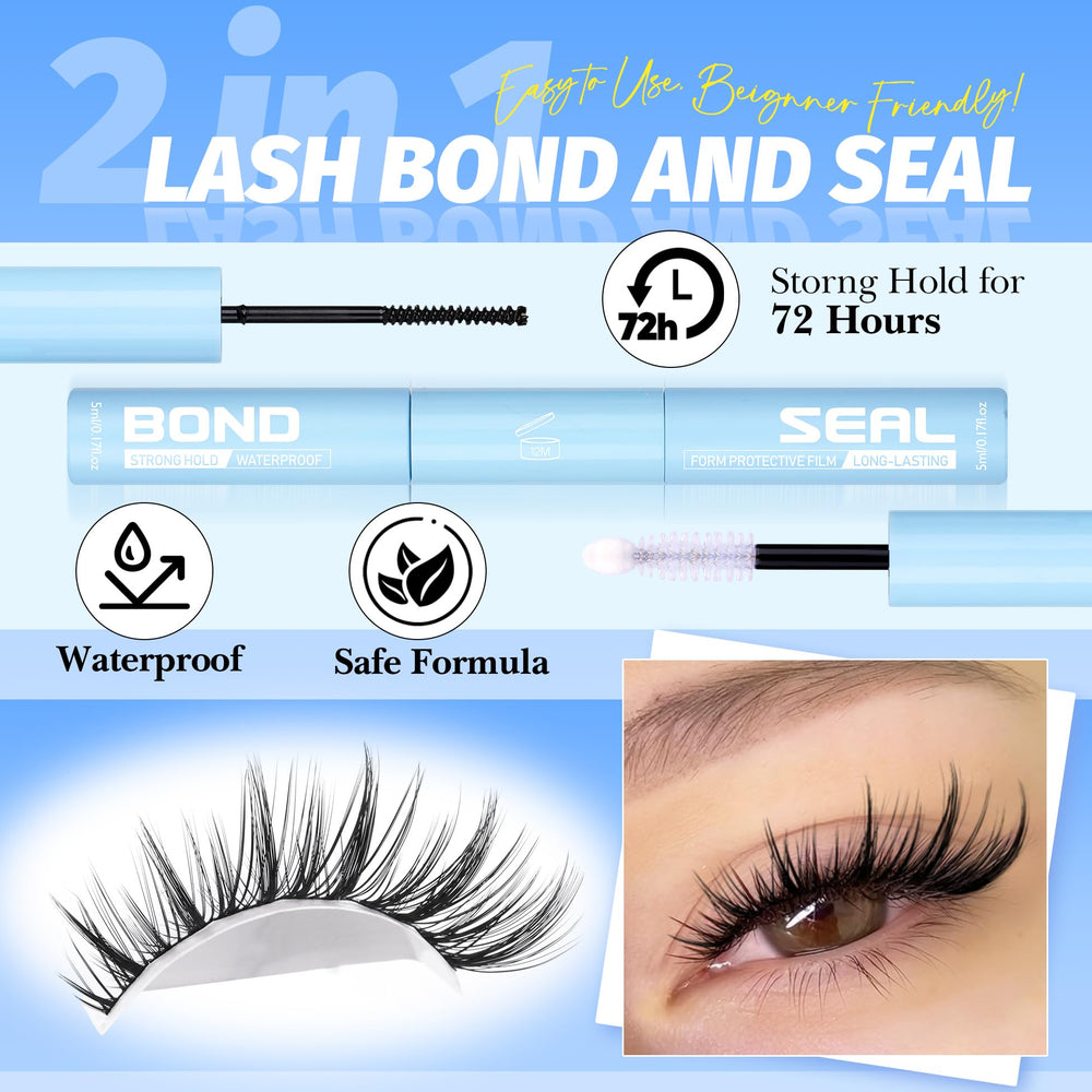 Pestañas faux mink ligeras de Mavphnee para comodidad diaria.