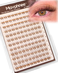 Pestañas naturales 8-12mm de Mavphnee para un look suave diario