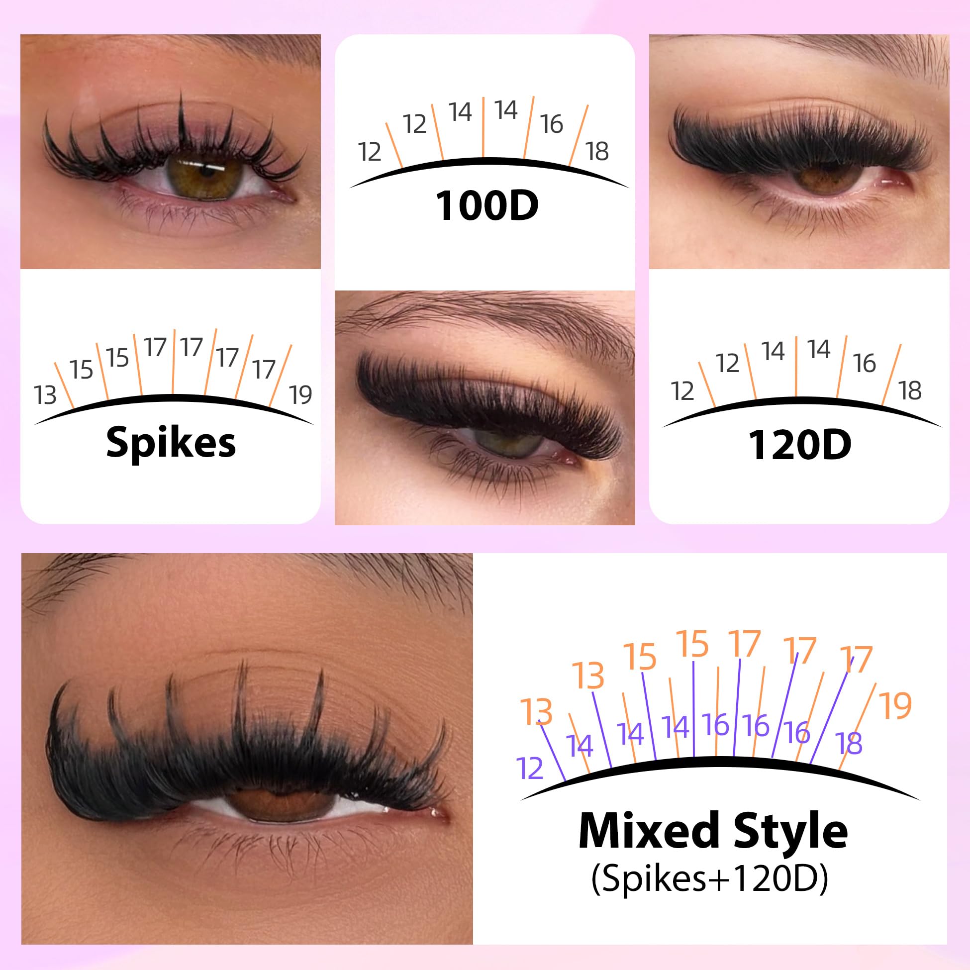 Mavphnee 100D volume lashes deliver classic, wispy fullness