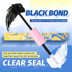 Sellador adhesivo Mavphnee para pestañas, protección impermeable para clústeres.