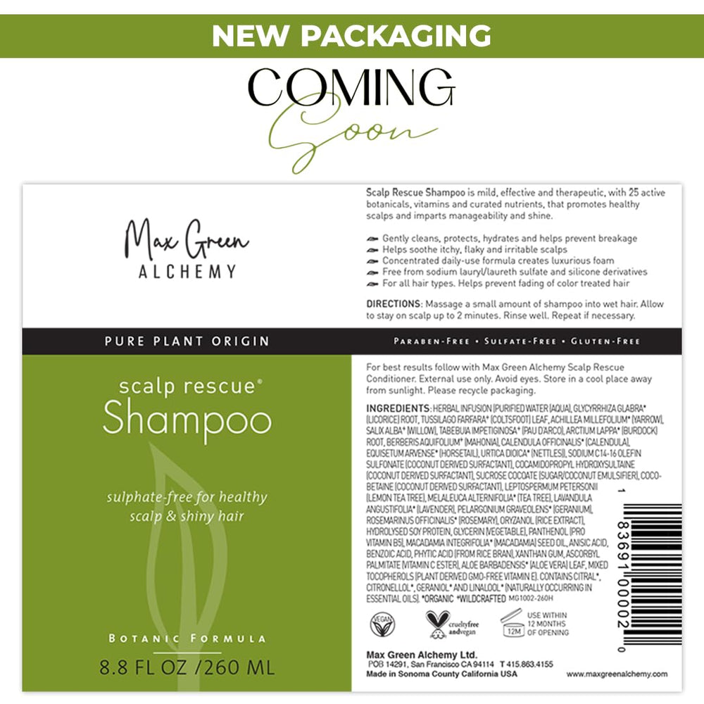 Max Green Alchemy Condicionador Vegano: envase sostenible y práctico.