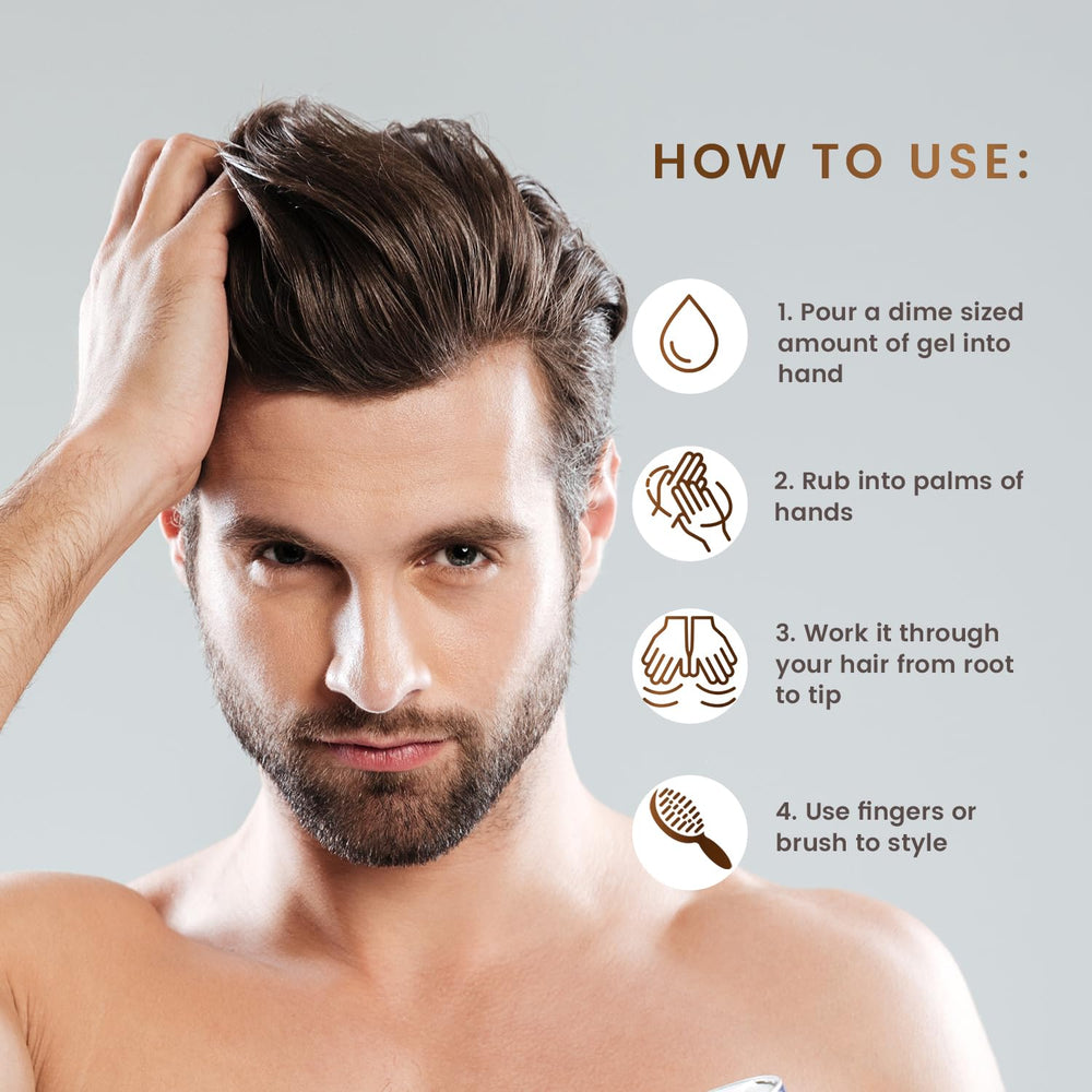 Max Green Alchemy MGA gel-modelador-vegan-peinado-diario controla el frizz para un look diario.