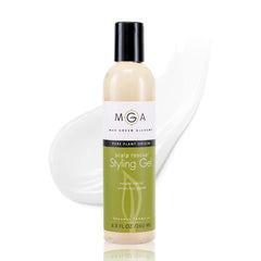Gel rescate cuero cabelludo Max Green Alchemy, botella visible, cuidado capilar orgánico.