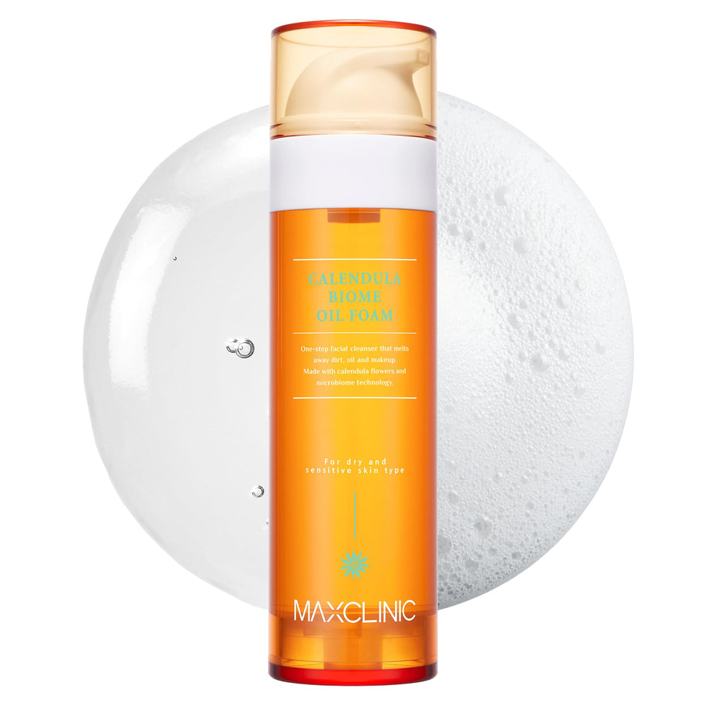 MAXCLINIC Calendula Biome Aceite Botella: limpieza suave para todo tipo de piel