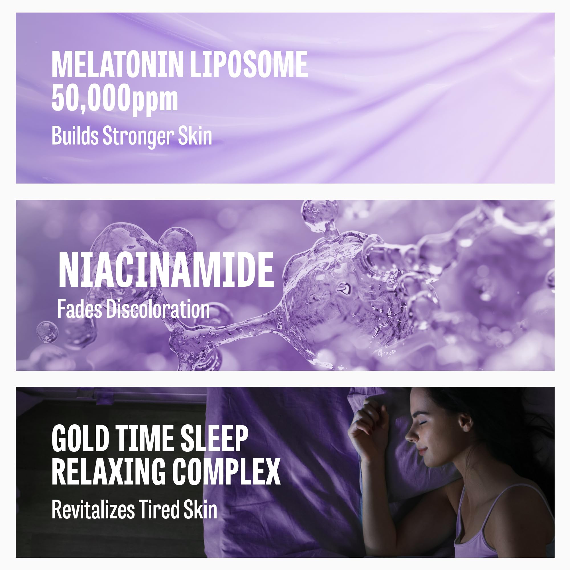 MAXCLINIC Time Return Melatonin Crema: complejo relajante para piel cansada y estresada.