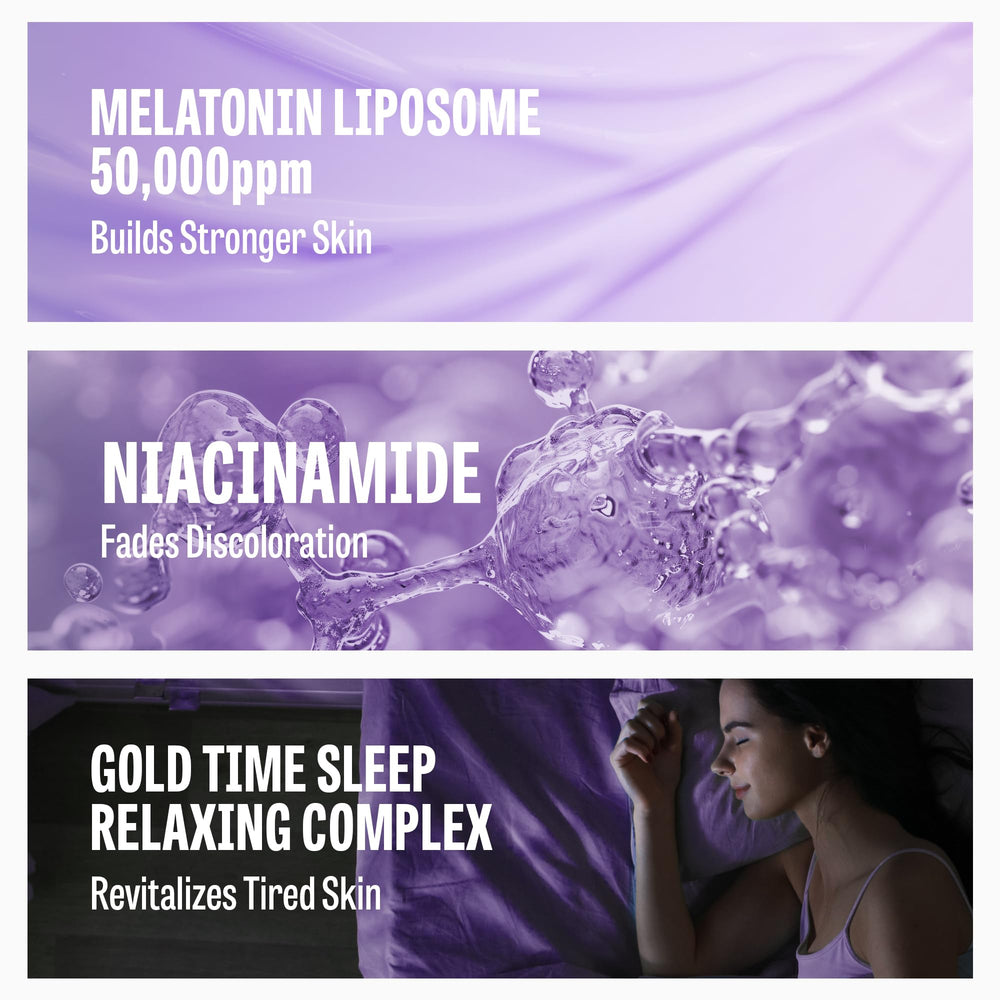 MAXCLINIC Time Return Melatonin Crema: complejo relajante para piel cansada y estresada.