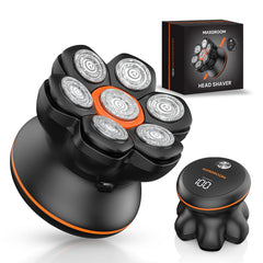 MAXGROOM cabezal 7D se adapta a contornos para un afeitado suave.