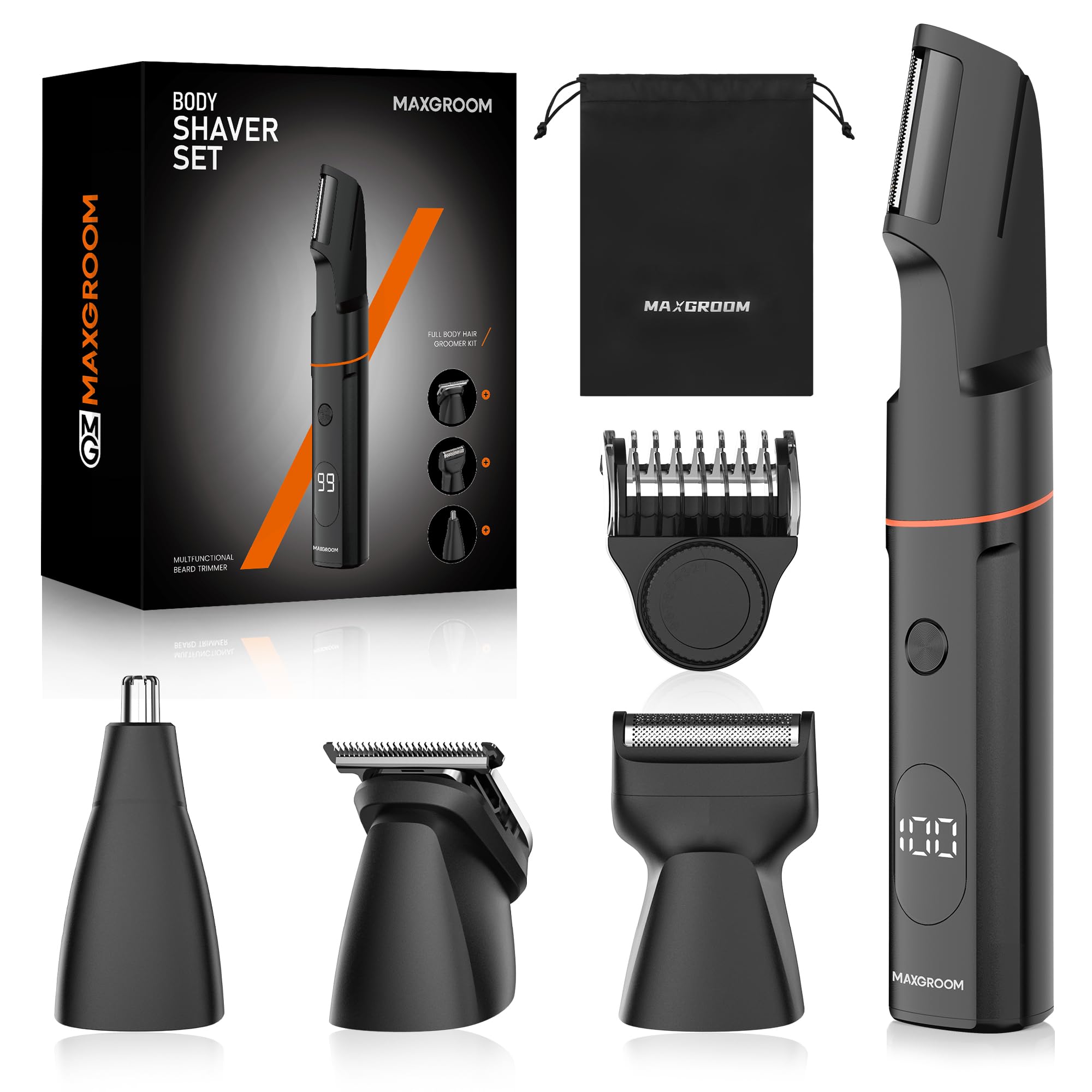 MAXGROOM cabezal en forma de V para zonas difíciles con control preciso