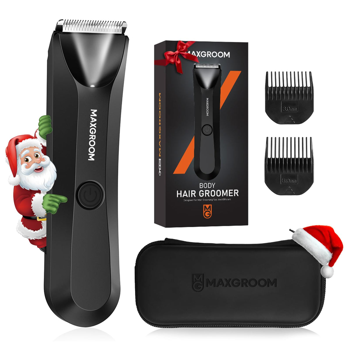 MAXGROOM: cuchilla cerámica para higiene suave y menor irritación.
