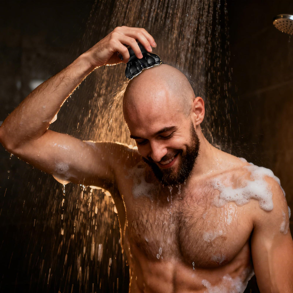 MAXGROOM limpieza rápida bajo agua para higiene diaria.