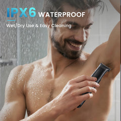 MAXGROOM Manscape ofrece rasurado suave gracias a bordes redondeados y acero inoxidable.