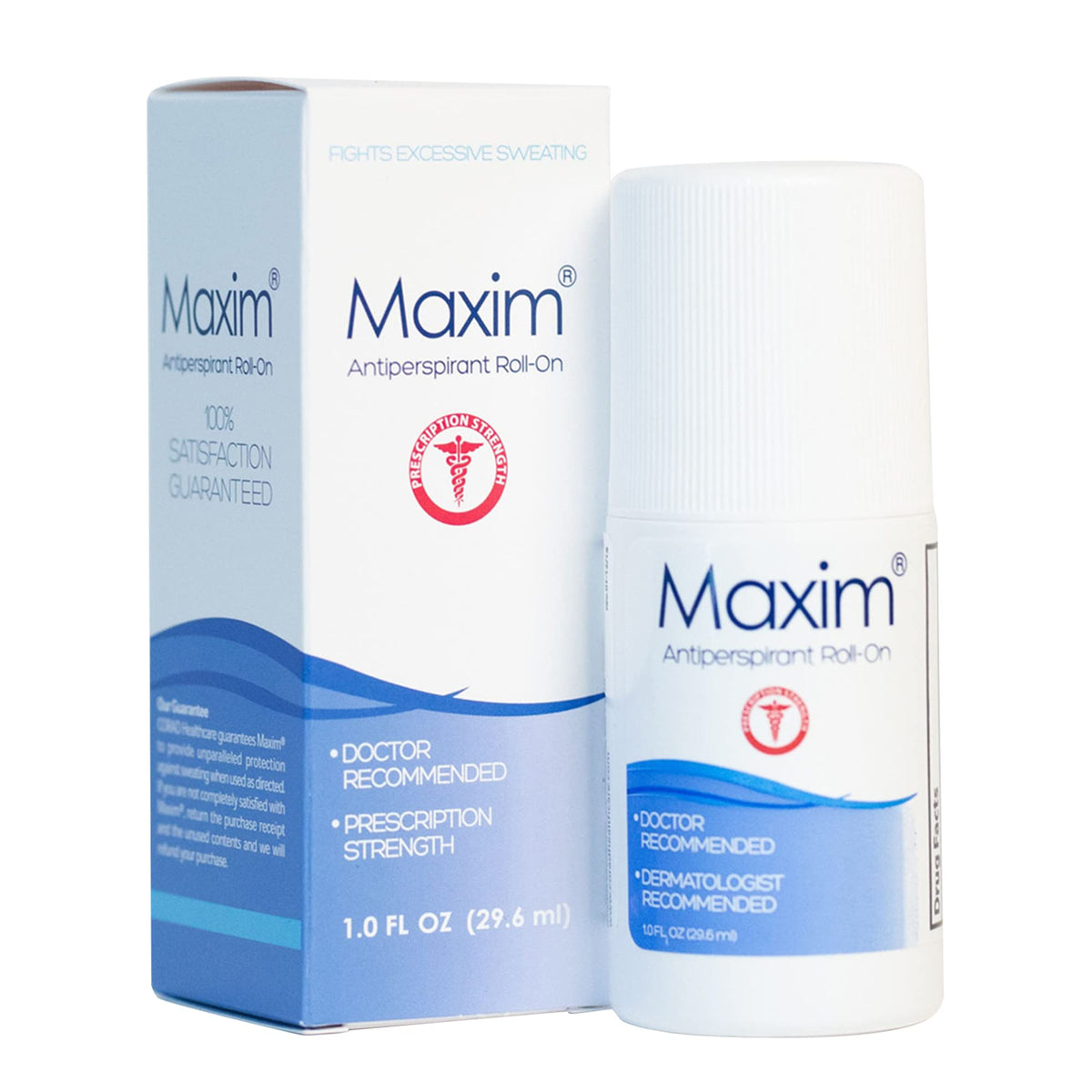 MAXIM antitranspirante rodillo en acción para control de sudor diario