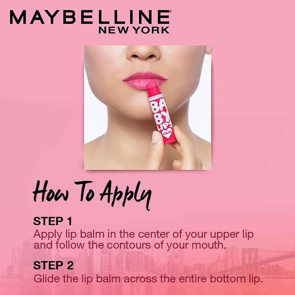Maybelline Baby Lips: aplicación precisa para un color natural