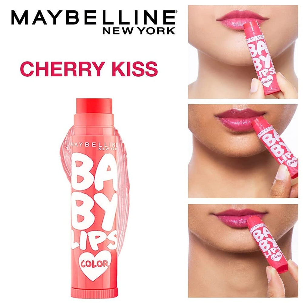 Maybelline Baby Lips Cherry Kiss: color suave en labios