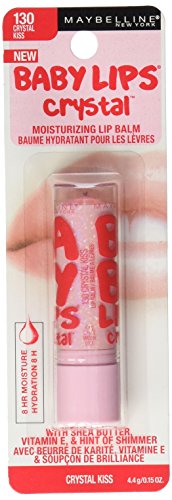 Aplicación suave de Maybelline Baby Lips Crystal Kiss con color translúcido.