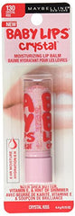 Aplicación suave de Maybelline Baby Lips Crystal Kiss con color translúcido.