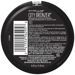 Maybelline Bronceador Ciudad Contorno suave realza rasgos de forma sutil.