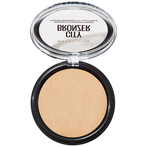 Maybelline Bronceador Ciudad Textura micro-molido para un acabado sedoso.
