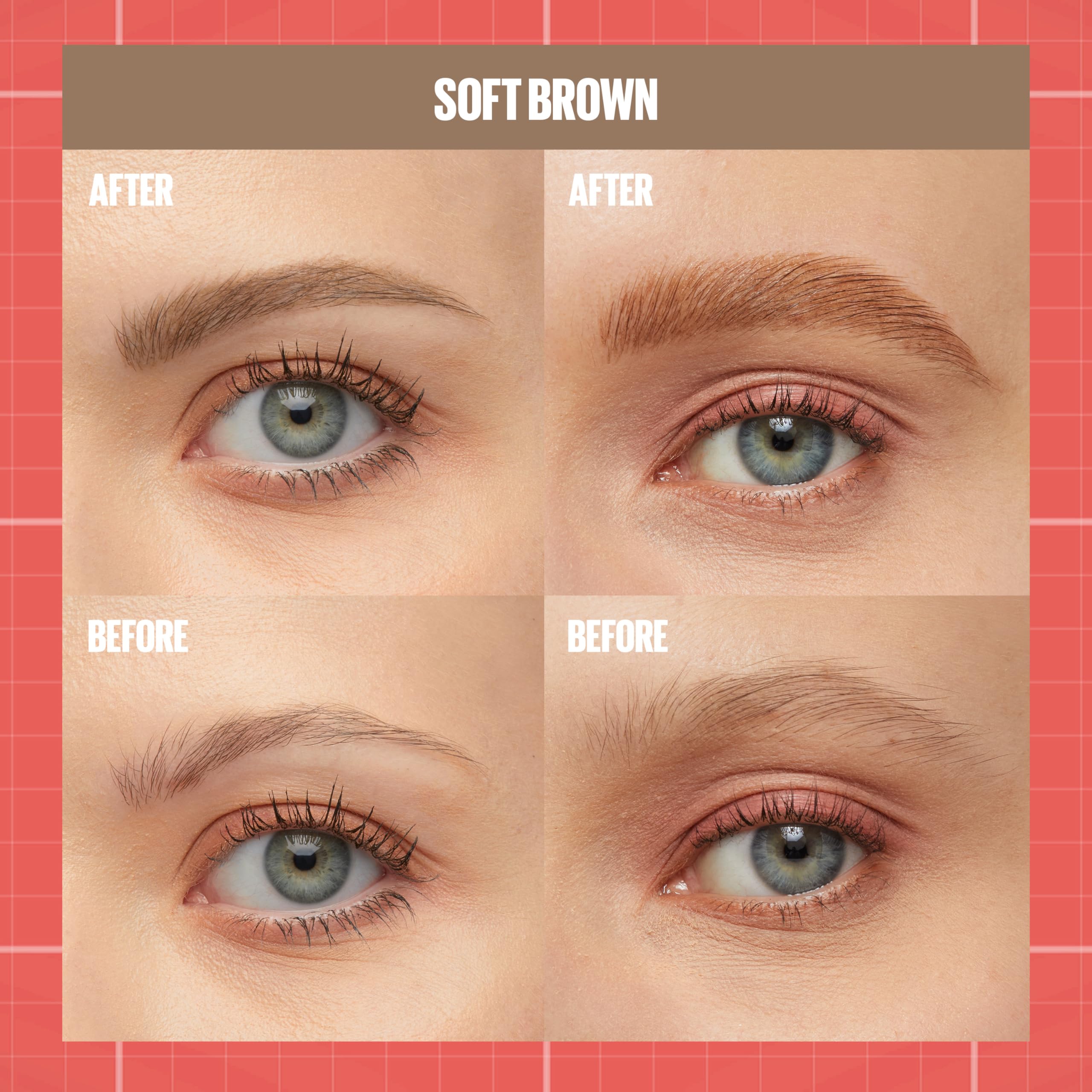 Maybelline Build-A-Brow: duración de 24h para cejas definidas todo el día.