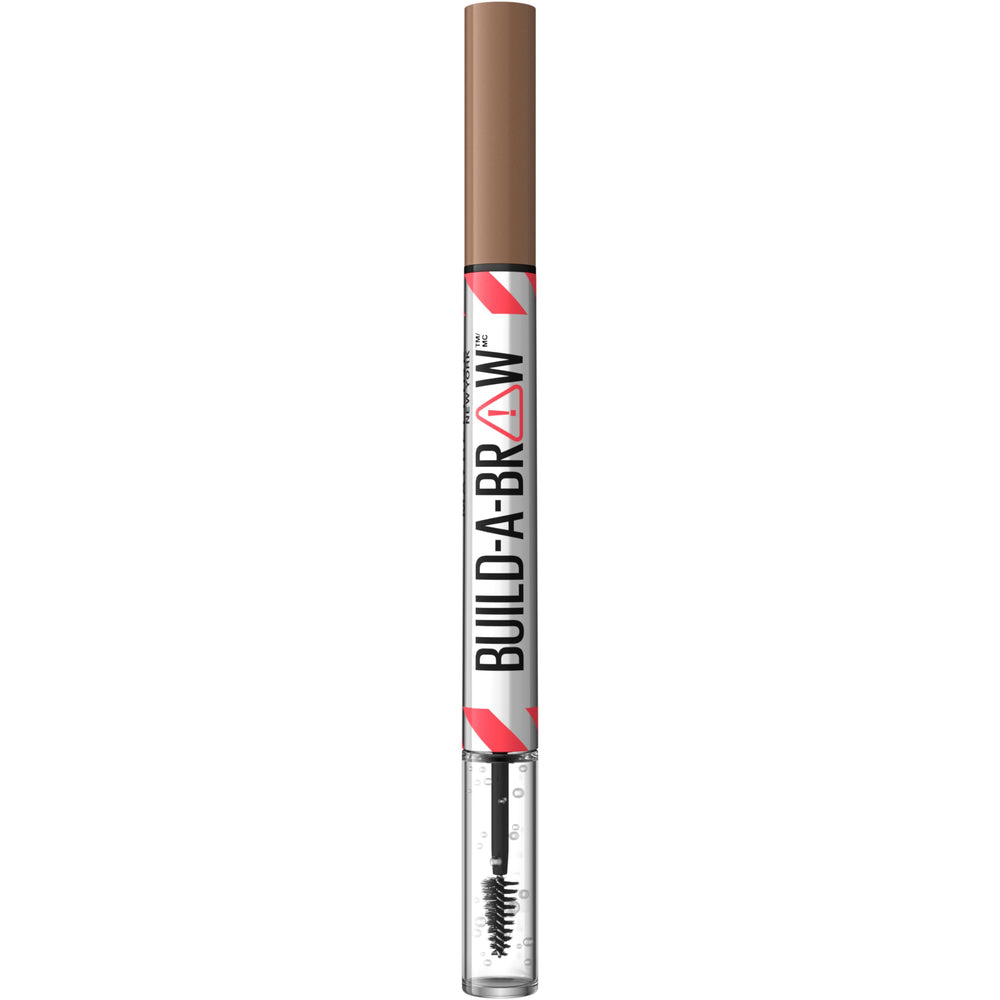 Maybelline Build-A-Brow: envase compacto, ideal para viaje y retoques.