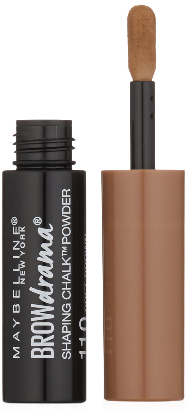 MAYBELLINE polvo para cejas marron-suave relleno suave y natural