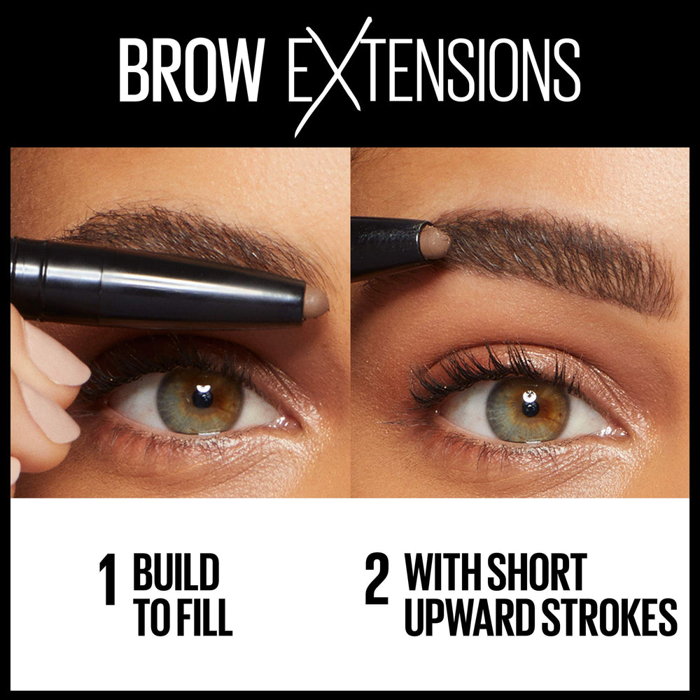 Maybelline Extensiones de cejas: aplicación rápida y fijación duradera